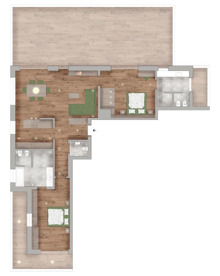 Residence Villa Al Sole Corvara In Badia Exterior photo
